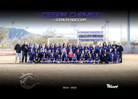 Cesar Chavez Girls Soccer 2015-2016